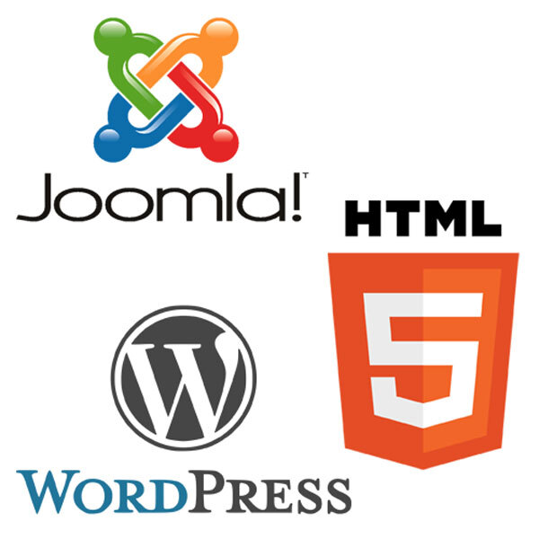 Websites bouwen in Joomla, WordPress of HTML